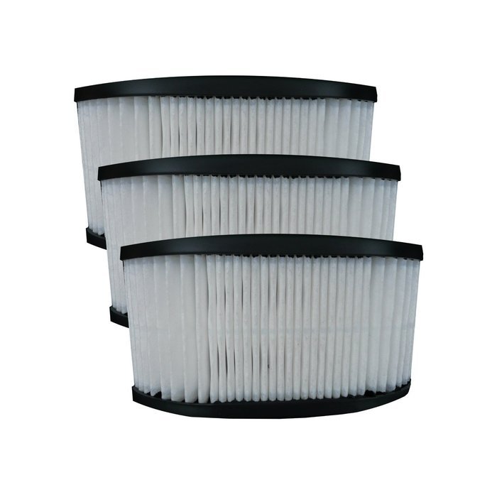 (3) 40130050 Hoover Fold Away Turbo Power 3100 HEPA Pleated filter, Upright, Bageless, Widepath Vacuum Cleaners...