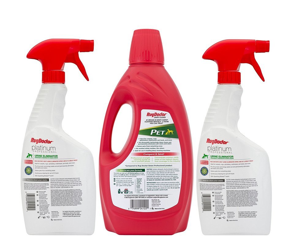 Rug Doctor 05039 Pet Care Carpet Cleaner, Combo Pack