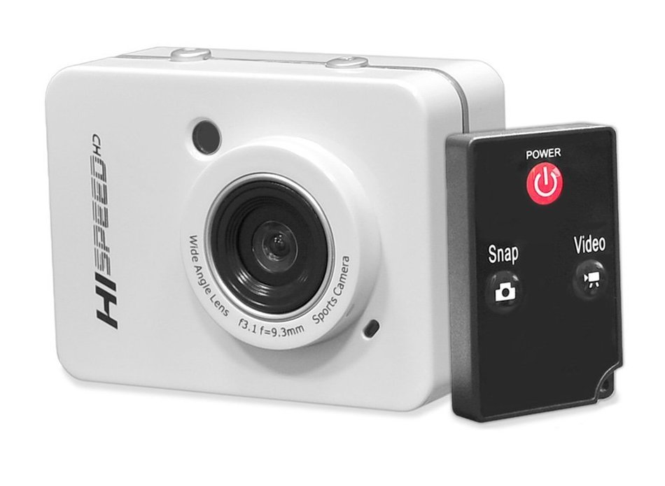 Pyle PSCHD60GR Hi-Speed HD Action Camera 1080P Hi-Res Digital Camera / Camcorder with Full HD Video, 12.0 Mega... N12