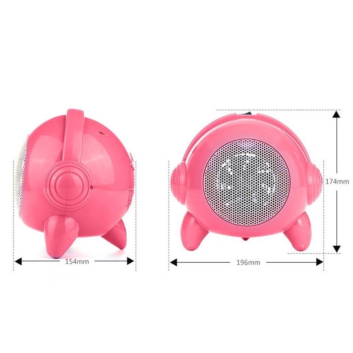 Rubility Cute Heater Safety Energy-saving Portable Heater Mini Household Office Desktop Household Electric Fan... N12
