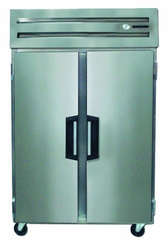 Reach In Freezers, Top Mount, 2 Doors and 6 Shelves, 40 Cubic Feet