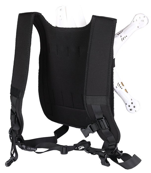 DJI Phantom Backpack Strap Carry System, For DJI Phantom 4, 3, and all other Models, Koozam Products N8