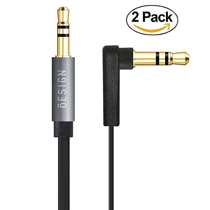 Besign 2-Pack 3.5mm Female to 2 Male Headphone Mic Audio Y Splitter Cable with Separate Headphone / Microphone... N7