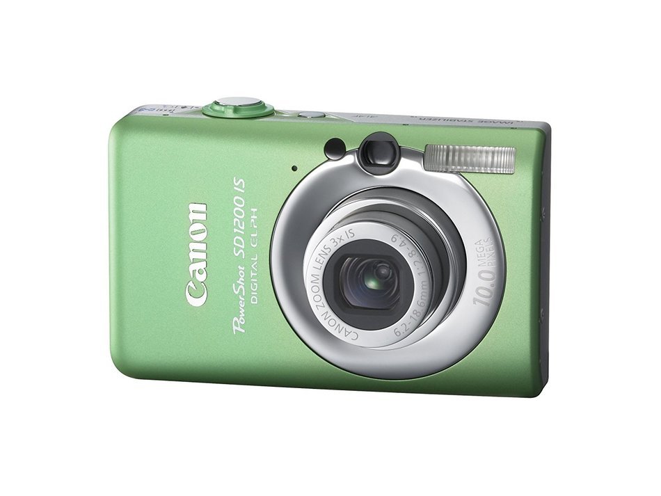Canon PowerShot SD1200IS 10 MP Digital Camera with 3x Optical Image Stabilized Zoom and 2.5-inch LCD (Green) N22