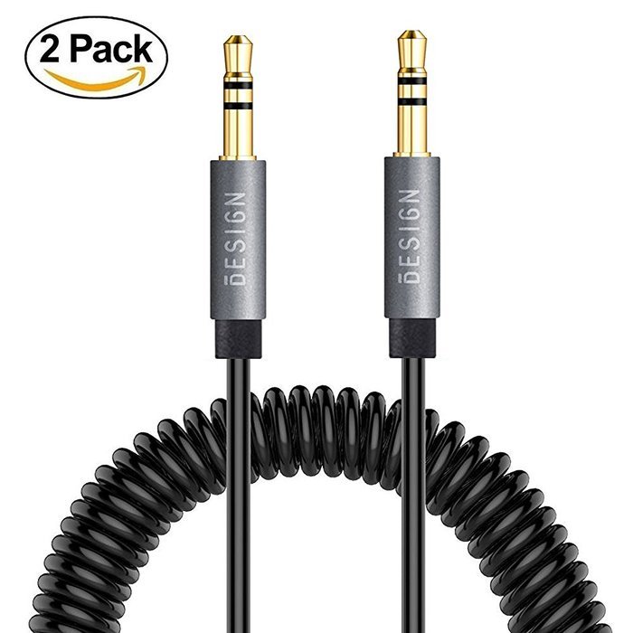 Besign 2-Pack 3.5mm Female to 2 Male Headphone Mic Audio Y Splitter Cable with Separate Headphone / Microphone... N10