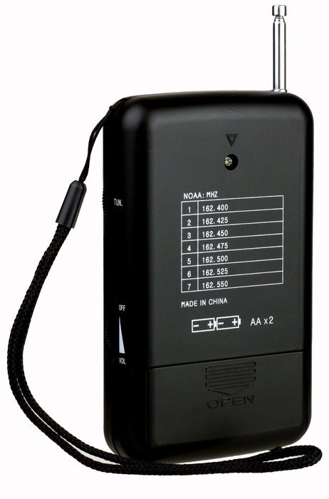 Kaito KA210 Pocket AM/FM NOAA Weather Radio, Black N2