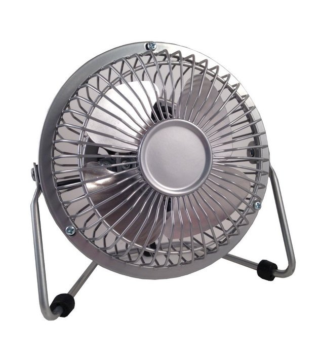 Massey 4" Personal High Velocity Fan, Gray/Silver, Now Sold as PMX