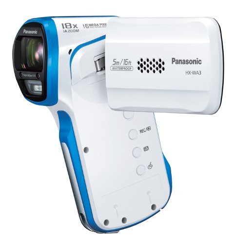 Panasonic digital movie camera waterproof white HX-WA3-W