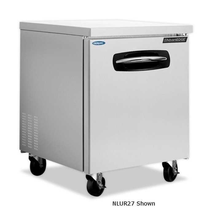 Norlake NLUR27-001 AdvantEDGE Single Section Undercounter Reach-In Refrigerator w/ 2 Drawers