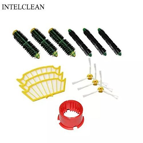 INTELCLEAN Accessories For Brushes & Filters Replacement For iRobot Roomba 500 Series Pack Mega Vacuum Cleaner...