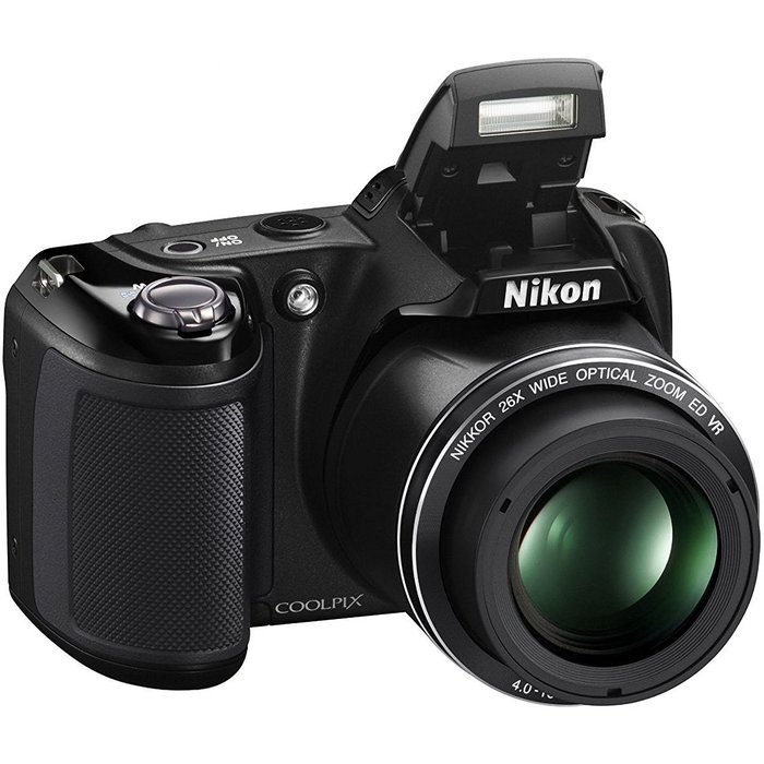 Nikon COOLPIX L320 16MP 720p HD Video Black Digital Camera (Certified Refurbished) N3