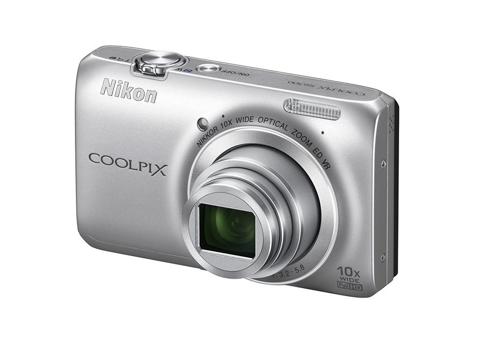 Nikon COOLPIX S6300 16 MP Digital Camera with 10x Zoom NIKKOR Glass Lens and Full HD 1080p Video (Black) N14