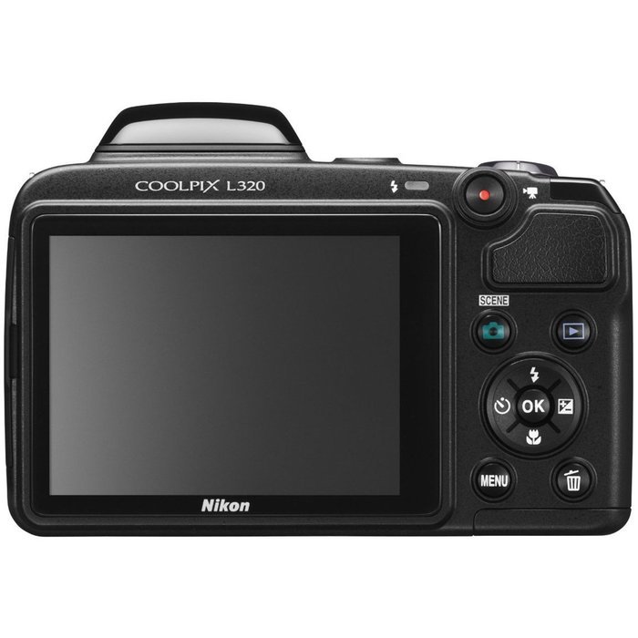 Nikon COOLPIX L320 16MP 720p HD Video Black Digital Camera (Certified Refurbished) N4