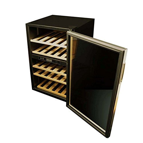 Soleus WKD5 Dual-Zone Wine Cooler, Black N2