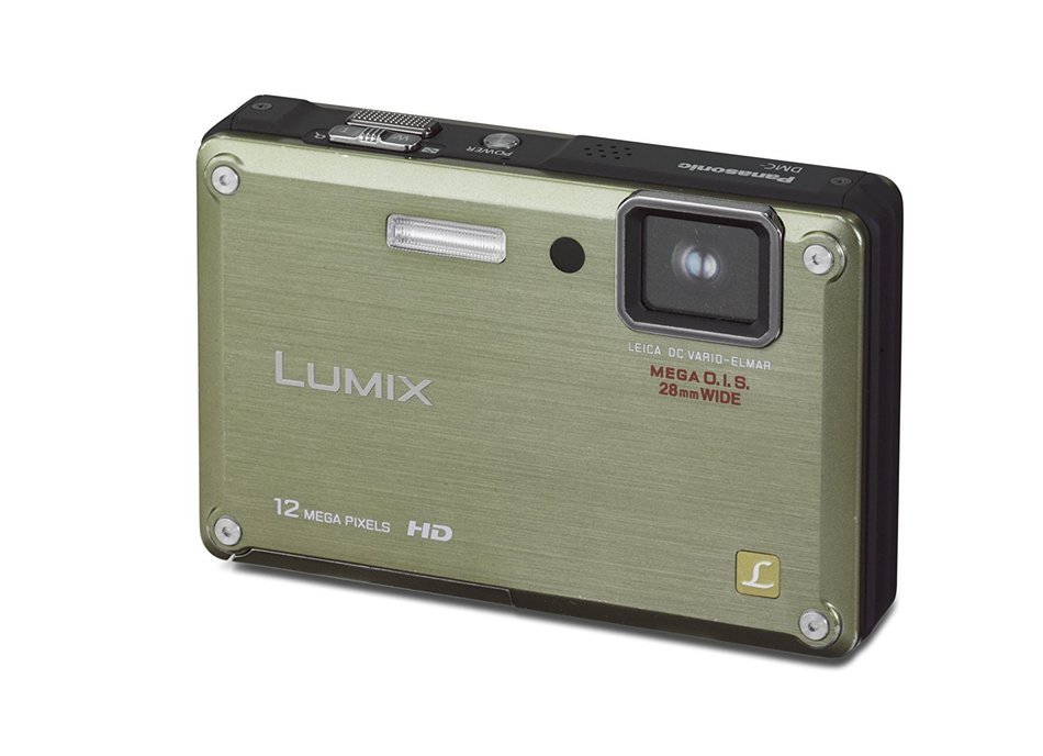 Panasonic Lumix DMC-TS1 12MP Digital Camera with 4.6x Wide Angle MEGA Optical Image Stabilized Zoom and 2.7 inch... N10