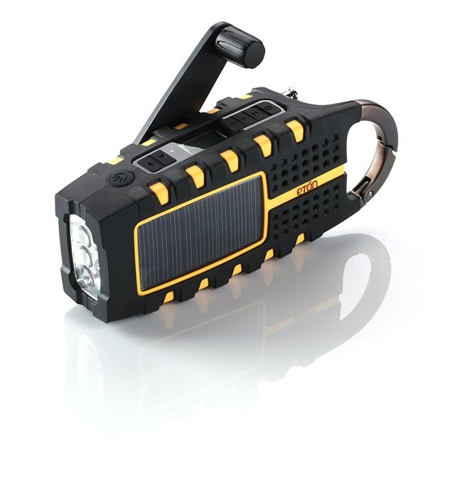 Et&oacute;n SCORPION Multi-Purpose Solar Powered Digital Weather Radio - Orange (NSP100OR) N3