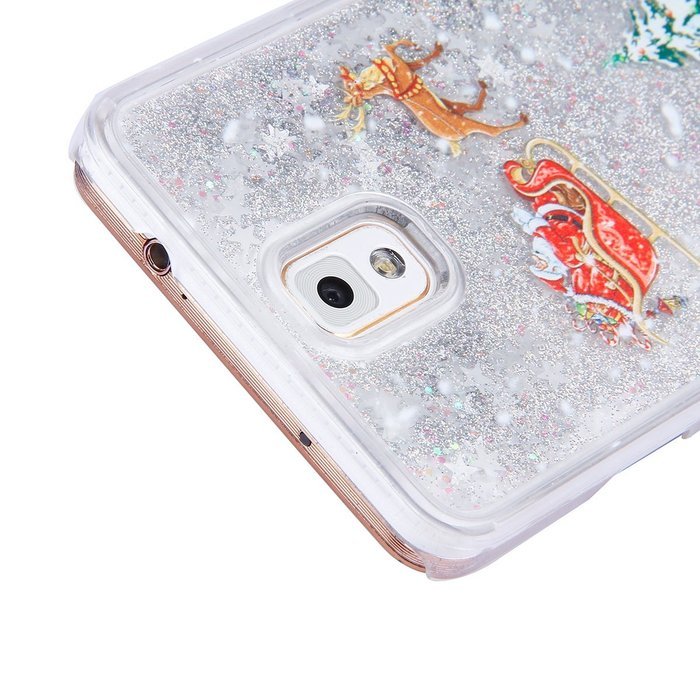 Galaxy Note 3 Case,Galaxy Note 3 Liquid Cover,PHEZEN Christmas Tree Santa Claus Design Cool Quicksand Moving Stars... N20