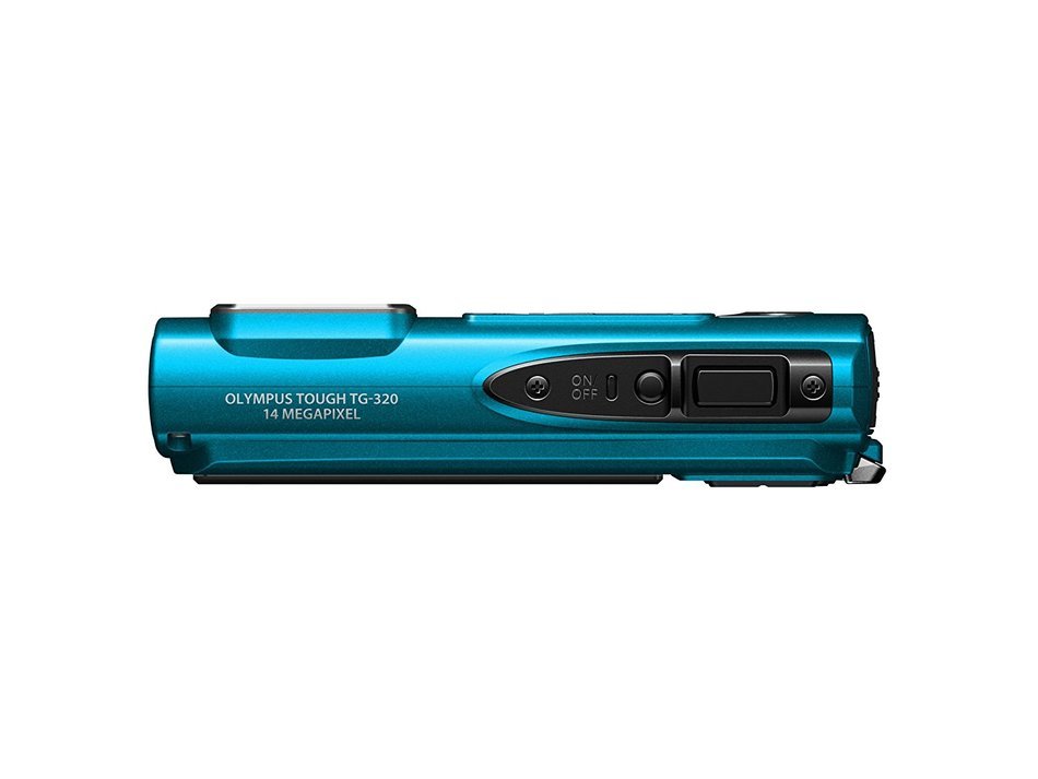 OLYMPUS TG-320 TOUGH DIGITAL CAMERA BLUE - International Version (No Warranty) N3