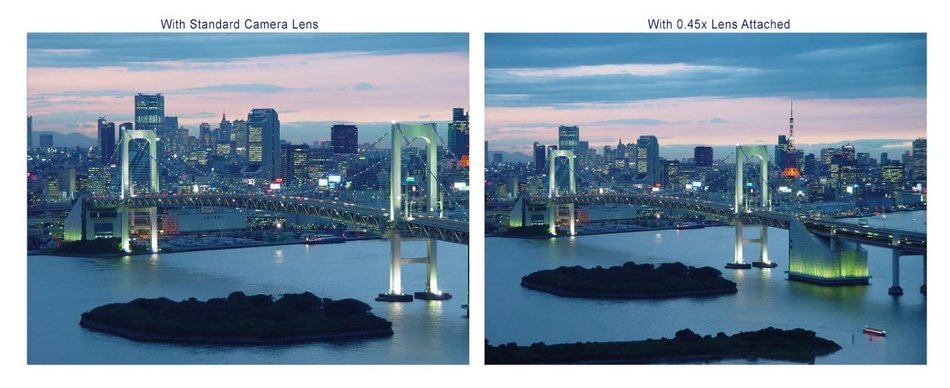 New 0.45x High Grade Wide Angle Conversion Lens (30mm) For Sony Handycam DCR-SR47