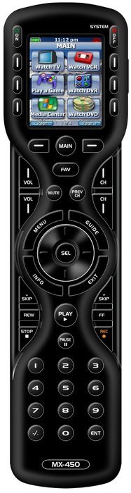 Universal Remote Control MX-450 Custom Programmable Remote Control with On-Screen Macro Editing.
