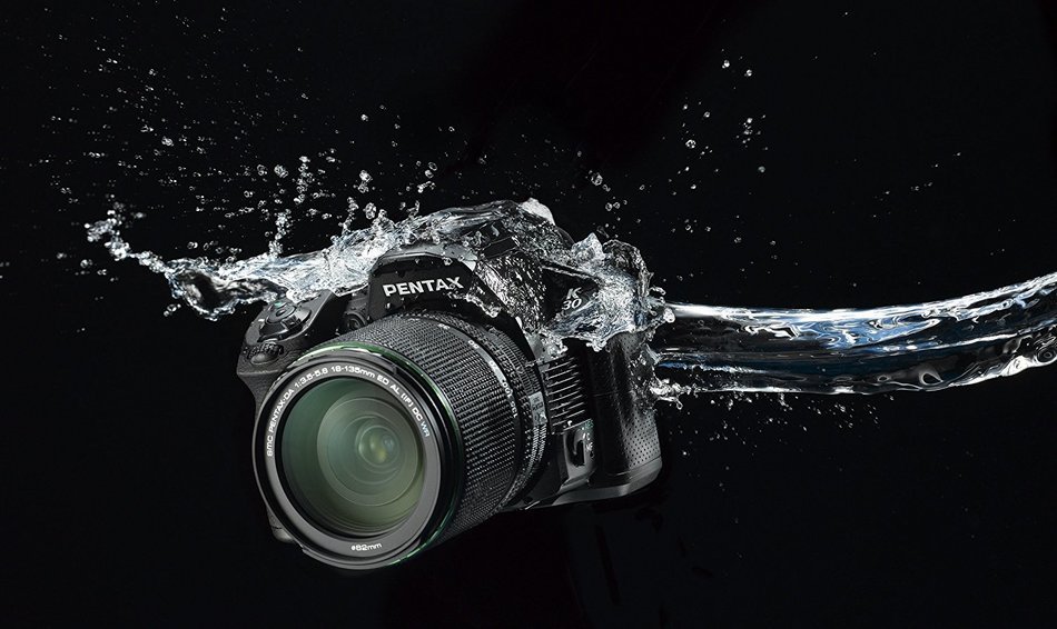 Pentax K-30 Weather-Sealed 16 MP CMOS Digital SLR with 18-55mm Lens (Black) N10