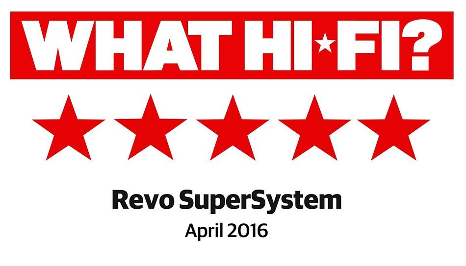 REVO SuperSystem Multi Format Premium Audio System - White/Silver