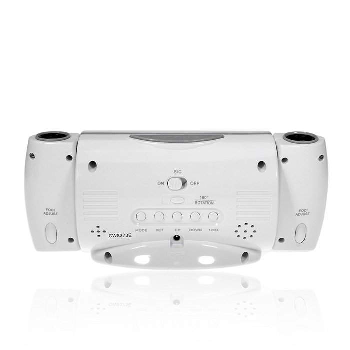 Generic Dual Projection Alarm Clock Clapping Voice Controlled Despertador Reloj Despertador CA1T