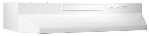 Broan F402404 Two-Speed Four-Way Convertible Range Hood, 24-Inch, Stainless Steel N5