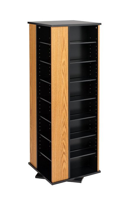 Black 4-Sided Spinning Tower