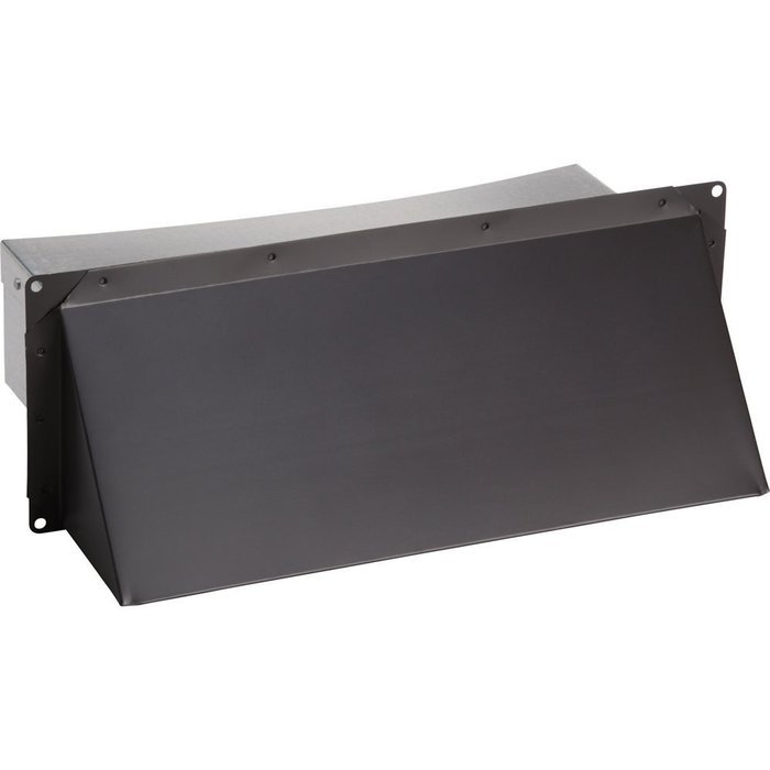Broan WC638 Wall Cap 3-1/4" x 14" Black