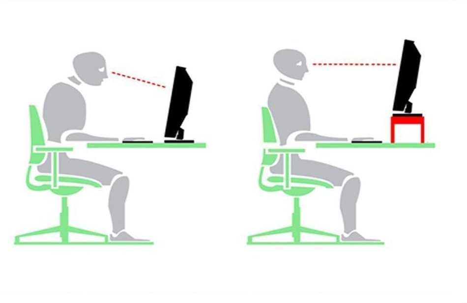 Adjustable 3 Tiers Monitor Stand Computer Monitor Riser Cradle Desk ...