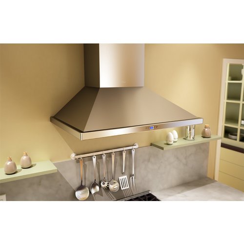 Zephyr ZVEE42CS Pyramid Wall Hood, Stainless Steel N3
