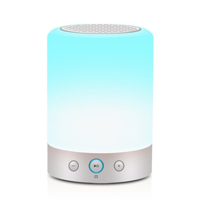 Homeinn L7 Wireless LED Bluetooth Speaker Smart Touch Lamp Music Player Handsfree TF Card Support for Sleeping... N5