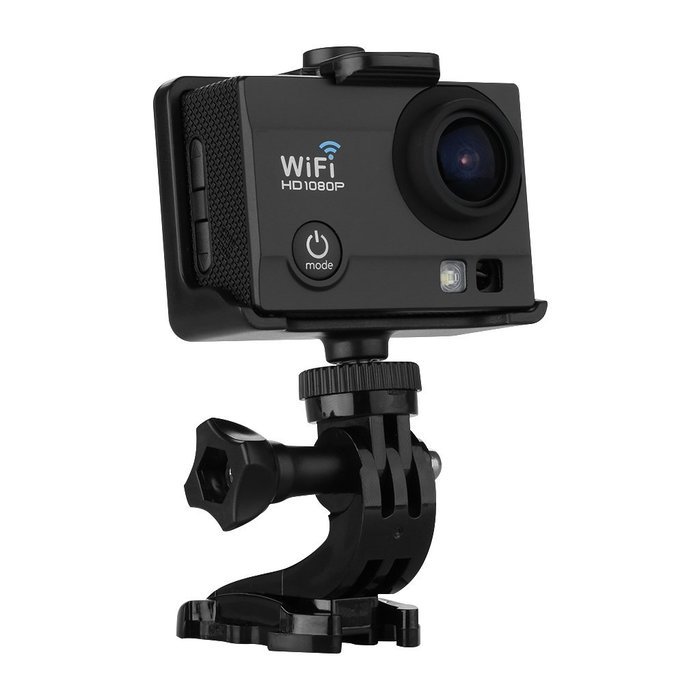 Excelvan Q5 12MP Mini Wifi Action Sports Camera with 2-Inch HD LCD 170 Degree Wide-Angle Lens and Battery (Black) N9