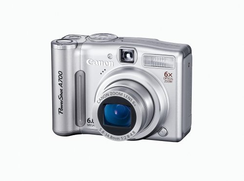 Canon PowerShot A700 6MP Digital Camera with 6x Optical Zoom N2