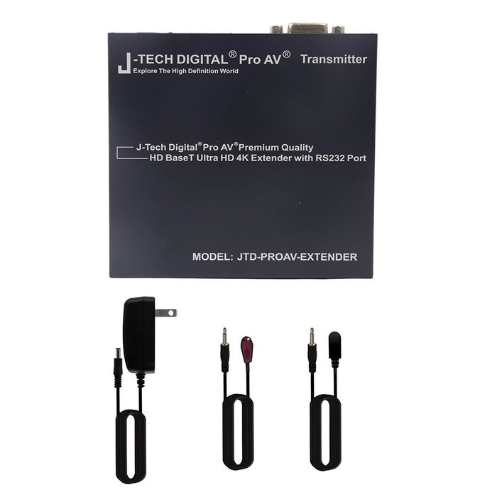 J-Tech Digital(Receiver Only) Hdmi Extender Over Tcp/ip Ethernet/over Single Cat5e/cat6 Cable 1080p with IR Remote... N5