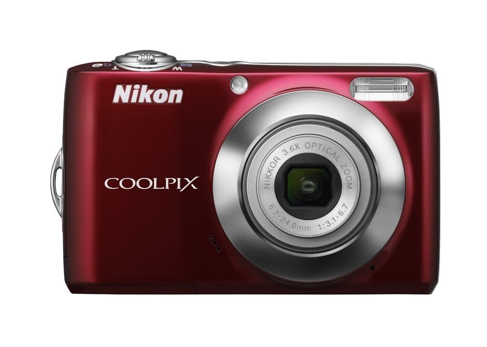 Nikon Coolpix L22 12.0MP Digital Camera with 3.6x Optical Zoom and 3.0-Inch LCD (Red-primary) N7