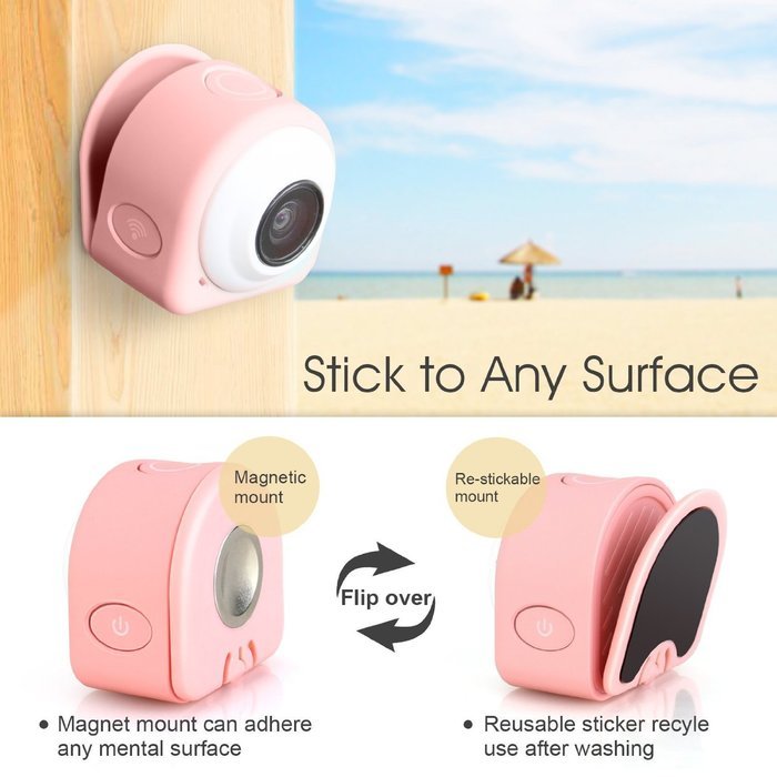 Homestec WiFi Mini Lifestyle Video Camera- Sport Action DV HD 1080P Camcorder 8 Mega Pixel COMS + 145&ordm; Wide Angle... N3