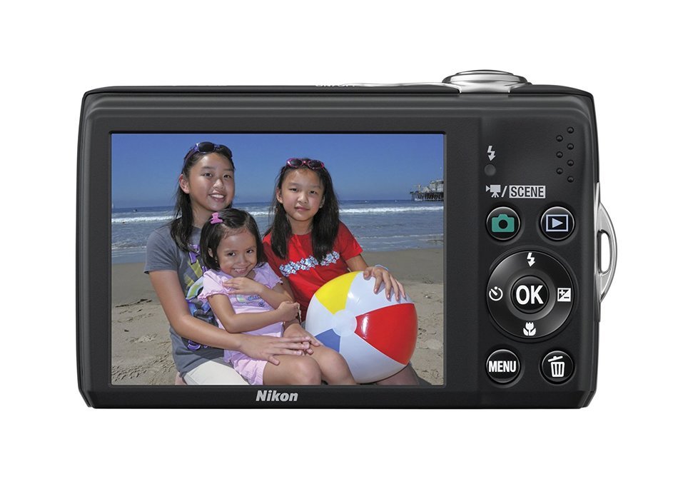 Nikon Coolpix L22 12.0MP Digital Camera with 3.6x Optical Zoom and 3.0-Inch LCD (Red-primary) N9