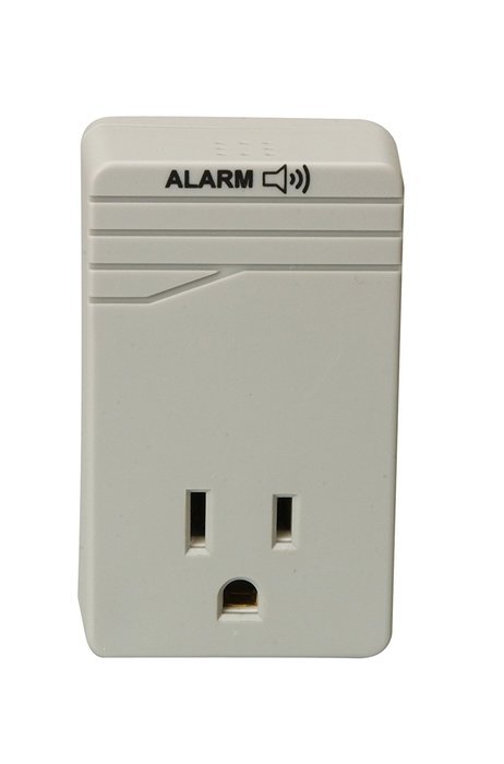 Woods 041000 1-Outlet Surge Protector Adapter, 900 Joules of Protection, Light Grey