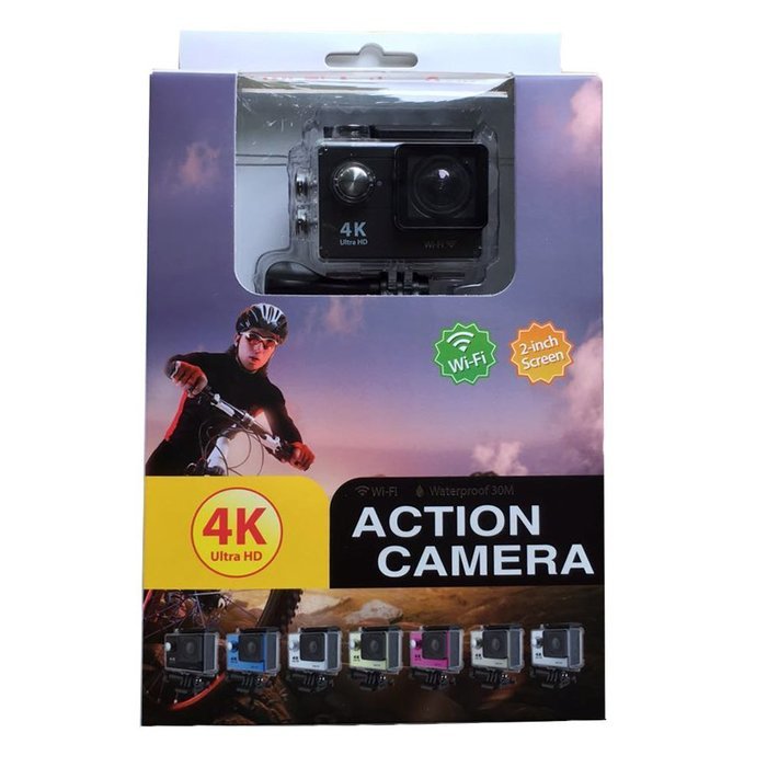 IWAWA Ultra HD 4K Wifi Waterproof Action Camera 4K1080P 170 Degree Wide Angle Lens N6