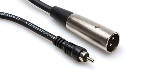 Hosa XRM-105 RCA to XLR3M Unbalanced Interconnect Cable, 5 feet N2