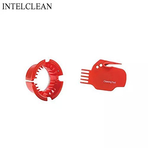 INTELCLEAN Accessories For AeroVac Filter Hair Brush kit and Side Brush Cleaning Tool for iRobot Roomba 600 Series...