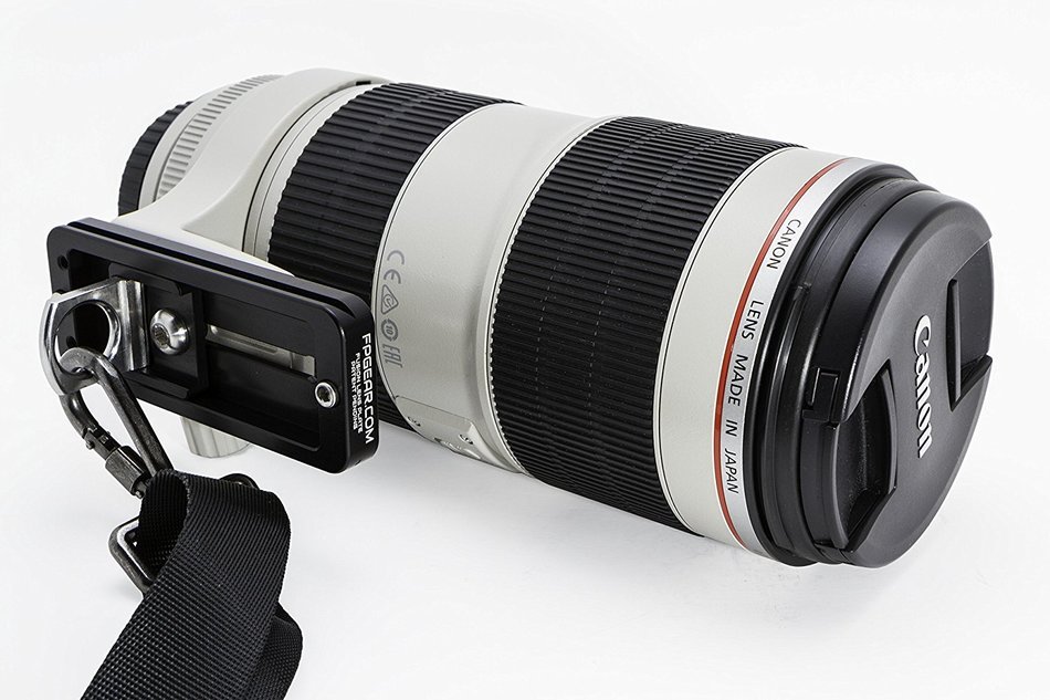 Arca-Swiss Compatible Fusion Long Lens Plate - 5.25" length - Color Black N3