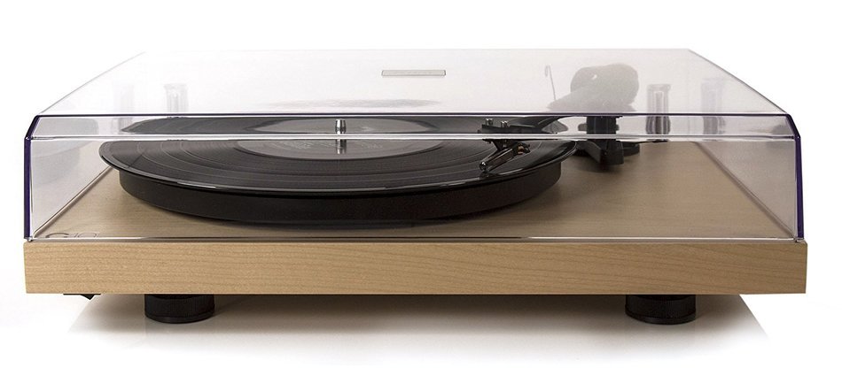 Crosley C10A-NA Hardwood Turntable with Low Vibration Synchronous Motor, Natural N3