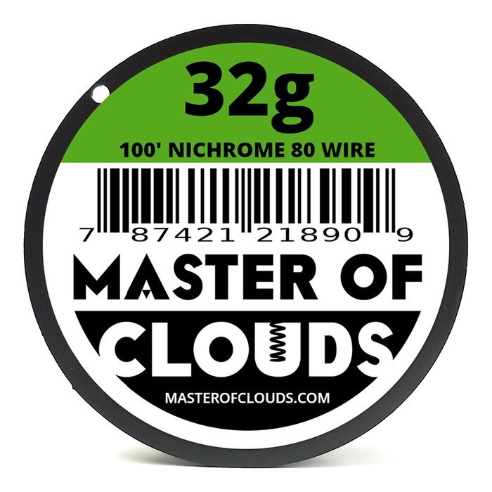 Nichrome 80 - 100 ft 32 Gauge AWG Resistance Wire 0.20mm 32g 100' N2