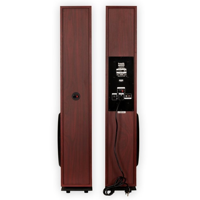 Acoustic Audio TSi650 Bluetooth Powered Floorstanding Tower Multimedia Speakers with Optical Input and Mics TSi650DM2 N8