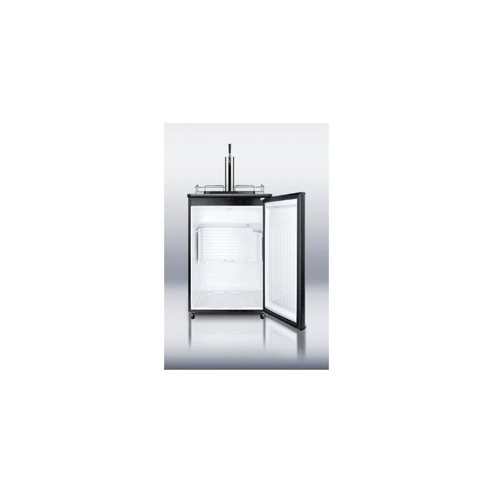 Summit Commercial Grade Freestanding Kegerator Beer Dispenser - Black SBC500B7 N2