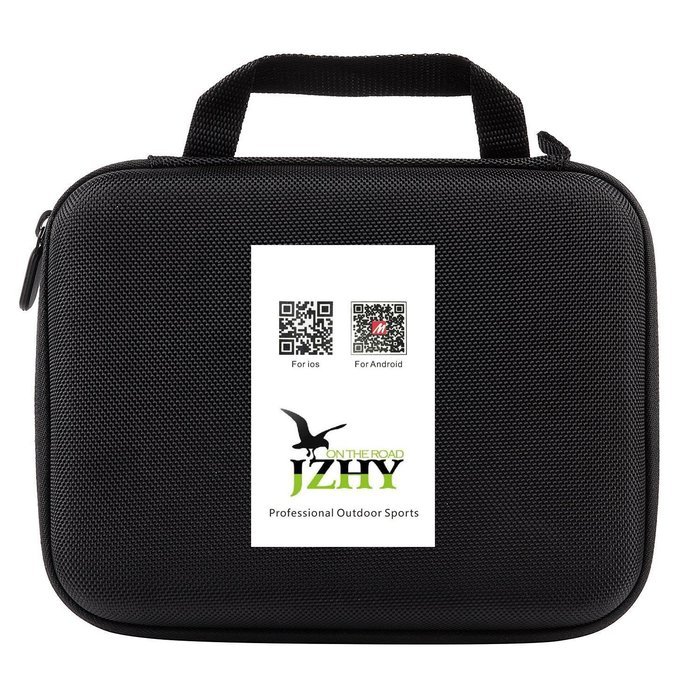 JZHY 4K Wifi Action Camera Waterproof Ultra HD Sports Cam 2 inch Screen 12MP Super Wide Angle Lens with Carrying... N6