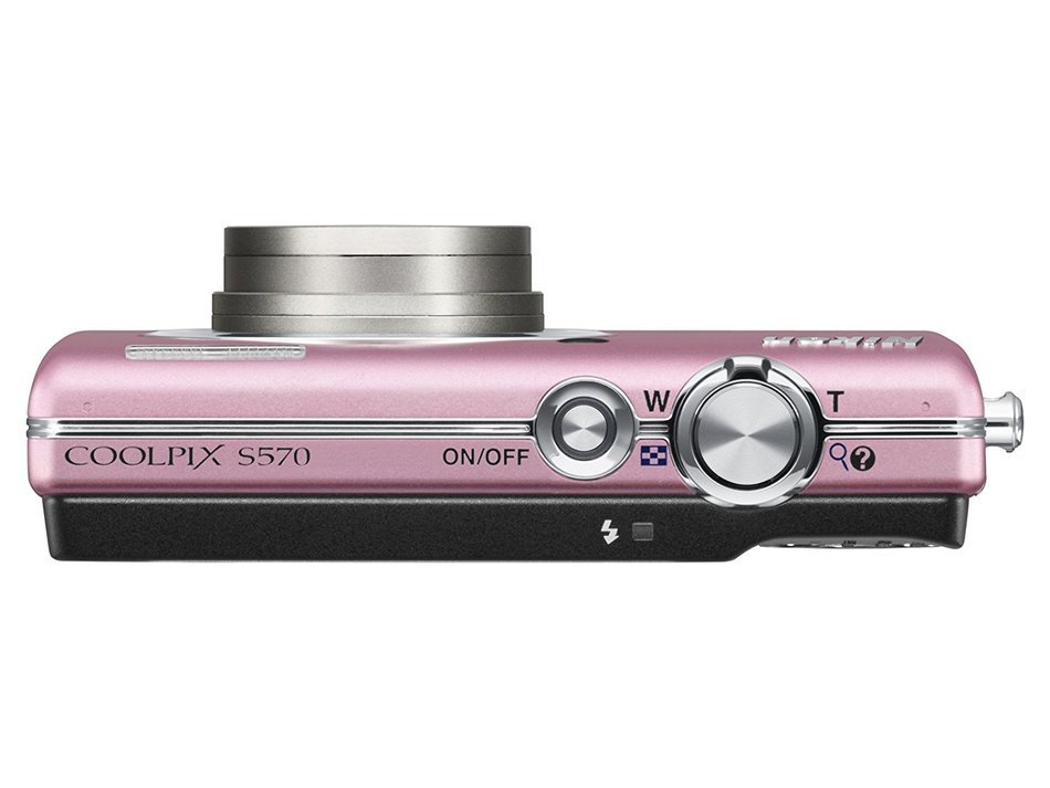 Nikon Coolpix S570 12MP Digital Camera with 5x Wide Angle Optical Vibration Reduction (VR) Zoom and 2.7-Inch LCD... N7